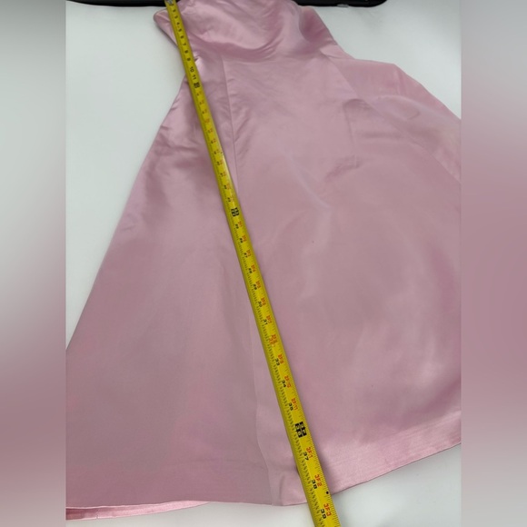 Ralph Lauren Collection Purple Label Silk Midi Dress Pink 1999 90s Strapless - Picture 8 of 16